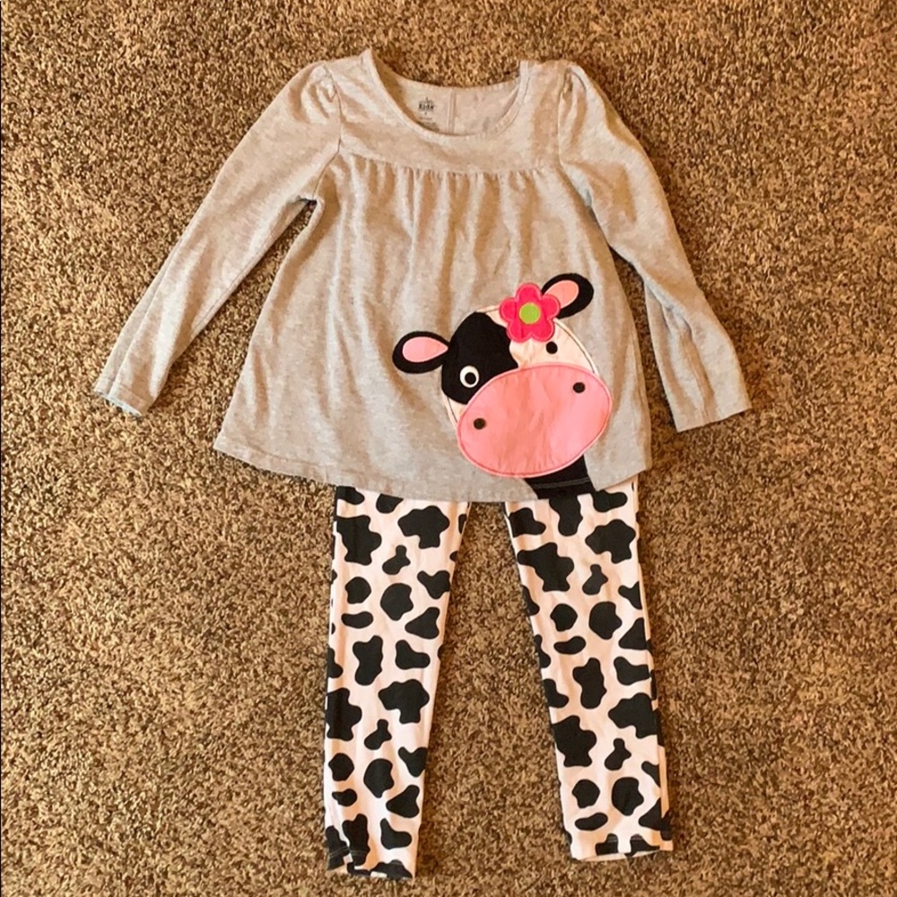 Cow print outfit